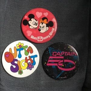 3 Vintage Buttons